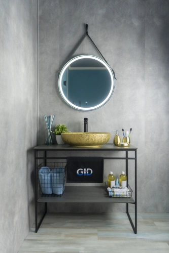 Раковина керамическая Gid Lago 52233 50х40 накладная цвет золото без отверстий под смеситель - фото 3