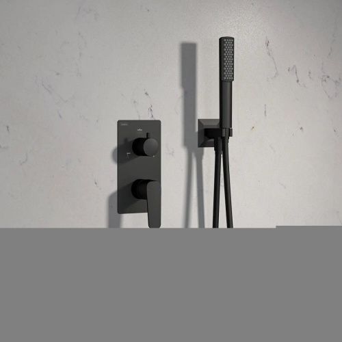 Душевая система Teska CIERA PRO AS3380 встраиваемая в стену цвет черный - фото 3