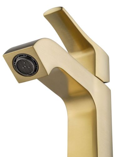 Смеситель Wonzon & Woghand Flex WW-88018072-BG на раковину золото - фото 3