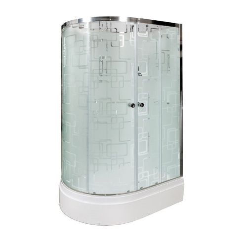 Душевая кабина AvaCan EM2712RN 120х80 асимметричная без крыши ориентация правая - фото 2