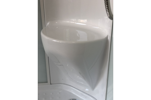 Душевая кабина Royal Bath НК RB100HK6-WT 100х100 четверть круга с крышей ориентация универсальная - фото 5