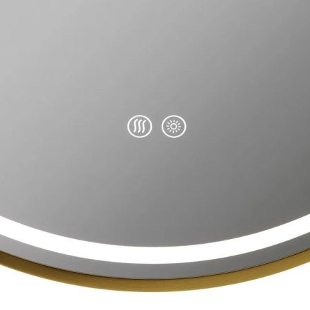 Зеркало с подсветкой и антизапотевателем Maretti Elena EA1460R21EL 60х60 подвесное