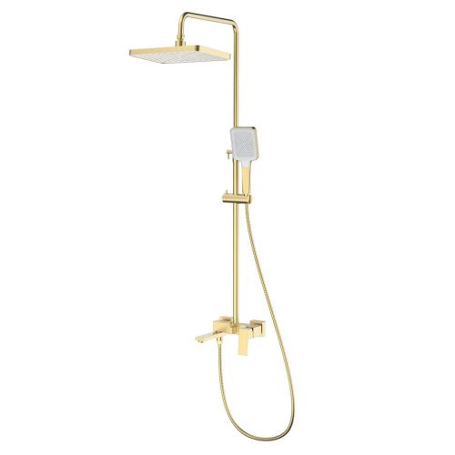 Душевая стойка Splenka S01.24.03 настенная цвет золото - фото 2