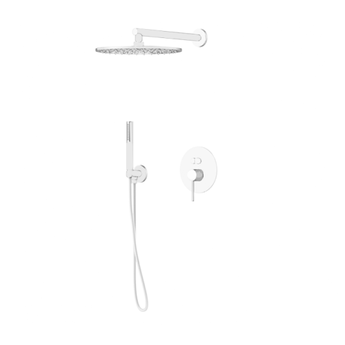 Душевая система Gattoni CIRCLE ONE 9090/PDBO встраиваемая в стену цвет белый