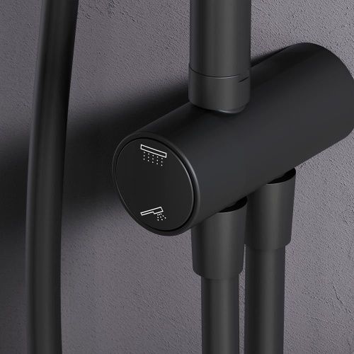 Душевая стойка Am.Pm Gem F0790022 настенная цвет черный - фото 5