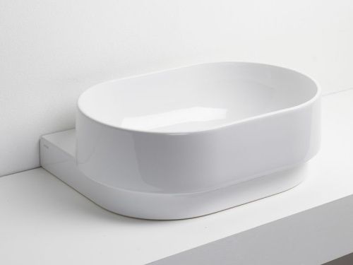 Раковина из сантехнического фаянса Simas PO 06 60х40 подвесная цвет белый - фото 2