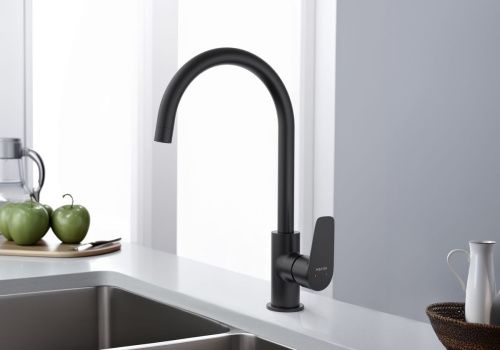 Смеситель для кухни Aquatek БЕТТА AQ1182MB на мойку черный - фото 3