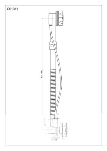 Слив-перелив для ванны Emmevi С01311/CR хром - фото 2