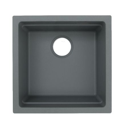 Кухонная мойка Grandex Aqua 500102 45х45 цвет серый поверхность матовая