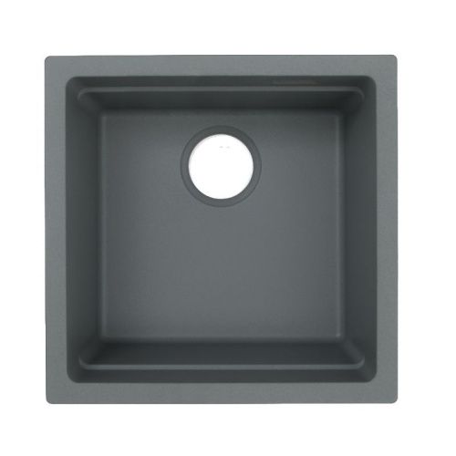 Кухонная мойка Grandex Aqua 500102 45х45 цвет серый поверхность матовая - фото 4