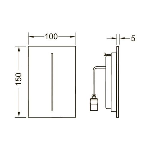 Лицевая панель Tece TECEfilo 9242076 - фото 2