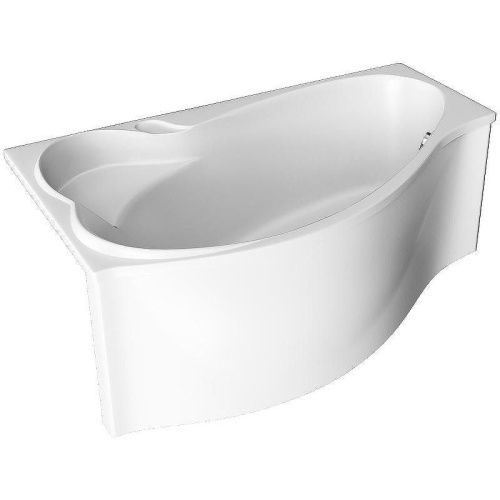 Ванна акриловая 1MarKa GRACIA 01гр1590л 150х90 пристенная асимметричная без каркаса - фото 2