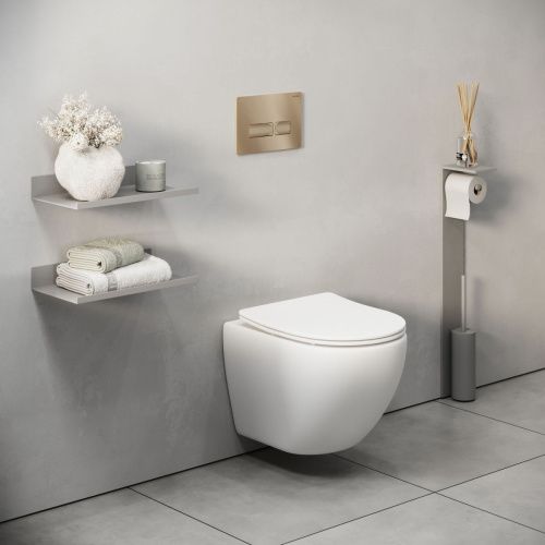 Инсталляция + кнопка смыва + унитаз Grossman Pragma 97.4455S.03.310 - фото 5