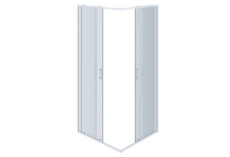 Душевой уголок Aquatek АРИЯ AQ ARI KV 08020CH 80х80 стекло прозрачное профиль хром без поддона