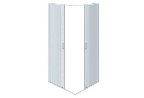 Душевой уголок Aquatek АРИЯ AQ ARI KV 08020CH 80х80 стекло прозрачное профиль хром без поддона - фото 2