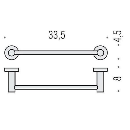 Полотенцедержатель Colombo Plus W4909.CR
