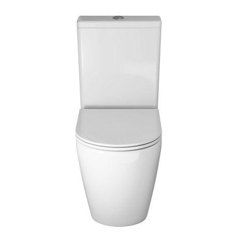 Унитаз напольный с бачком Grossman Торнадо GR-4407SQ белый с сиденьем микролифт безободковый смыв торнадо - фото 2