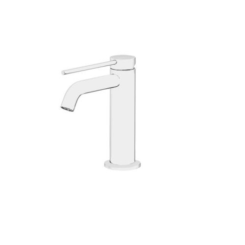 Смеситель Gattoni CIRCLE TWO 9142/91BO на раковину белый