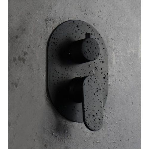 Смеситель для душа AQG Beta 01BET351NG встраиваемый в стену черный - фото 3