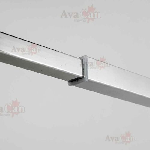 Душевая перегородка AvaCan MC120MT 120х200 стекло матовое профиль хром - фото 3