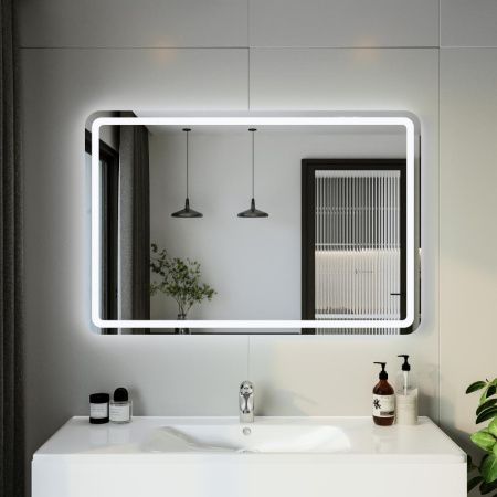 Зеркало с подсветкой Бриклаер Эстель 4627125414251 120х80 подвесное