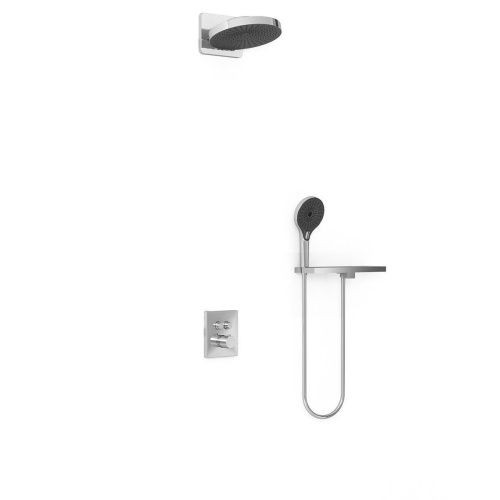 Душевая система Vincea VSFW-3I21T1RCH встраиваемая в стену цвет хром с термостатом - фото 2