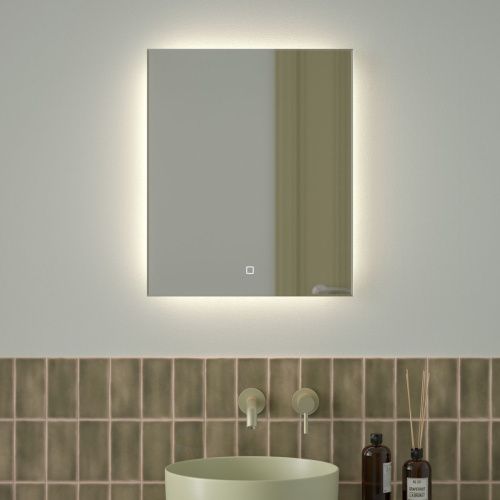 Зеркало с подсветкой Defesto GLOW DF 2503S 50х60 подвесное - фото 3