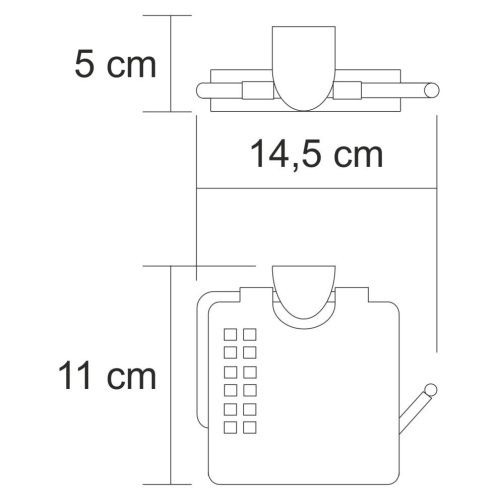 Бумагодержатель WasserKRAFT 8325 - фото 4