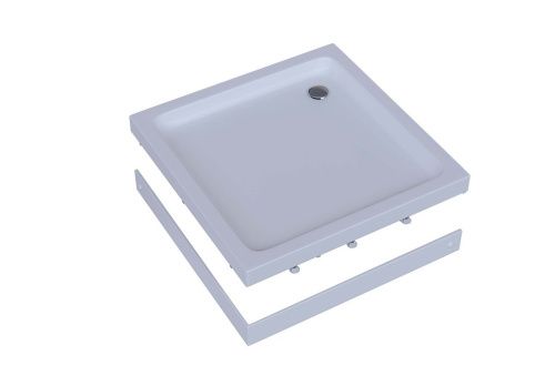 Душевой поддон акриловый Aquatek DPA-0000005 90х90 белый с ножками - фото 3