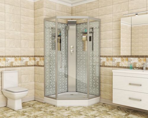 Душевая кабина Niagara Luxe 7799WBK 90х90 трапеция без крыши ориентация универсальная - фото 2