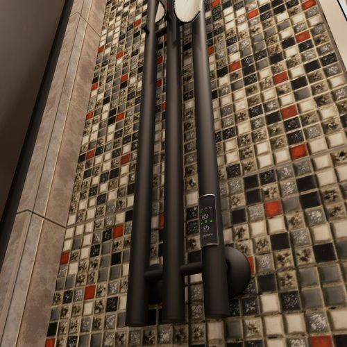 Полотенцесушитель электрический Маргроид Inaro Inaro-12012-1049-9005R 15х120 черный - фото 3