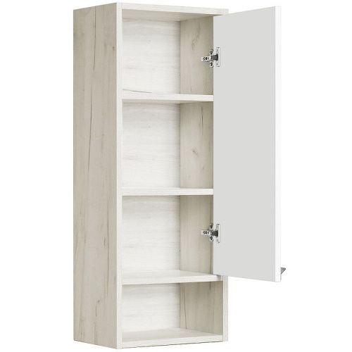 Шкаф Aquaton Флай 1A237903FAX1R 40х90 подвесной цвет белый/бежевый - фото 2