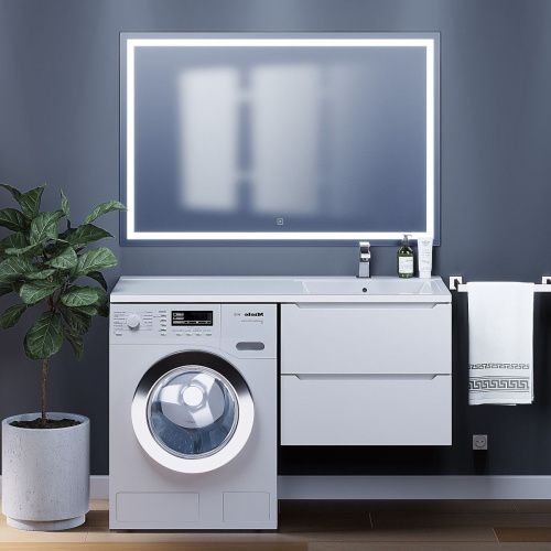 Тумба под раковину Uperwood Tanos 291020260 60х50 подвесная цвет белый - фото 3