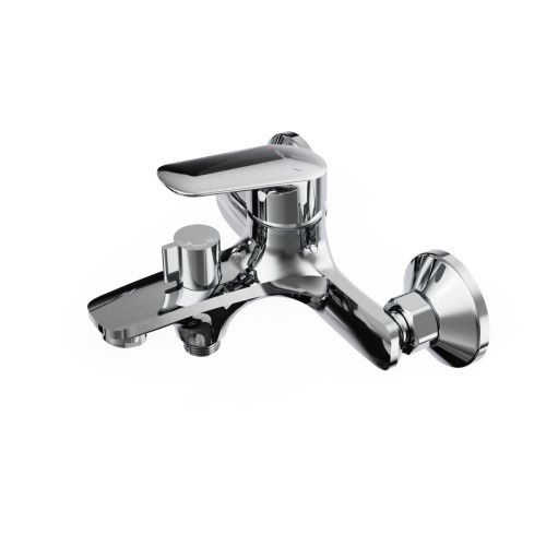 Смеситель для ванны Tokito HAPPO TOK-HAP-1014 настенный хром - фото 4