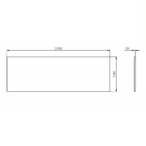 Экран для ванны Am.Pm Func W84A-160-070W-P - фото 5