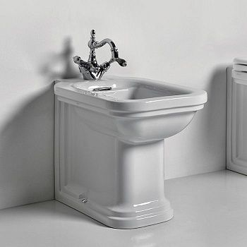 Биде напольное Kerasan Waldorf 4121K1bi/cr*1 цвет белый