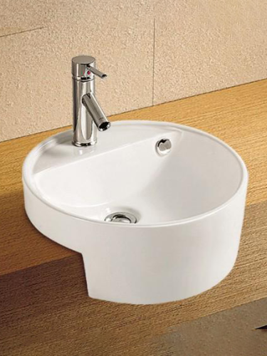 Раковина из сантехнического фаянса WeltWasser WW SK 10000003883 40х40 подвесная цвет белый - фото 2