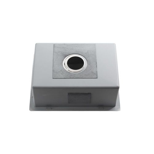 Кухонная мойка Melana ProfLine MLN-R5040H 50х40 цвет серый поверхность матовая - фото 2