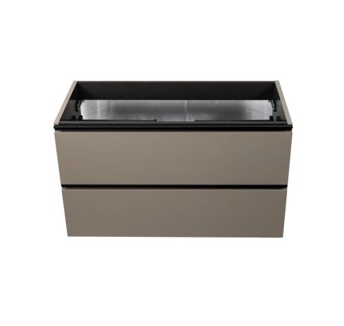 Тумба под раковину Visobath Granada 76544/87605 100х50 подвесная цвет серый - фото 3