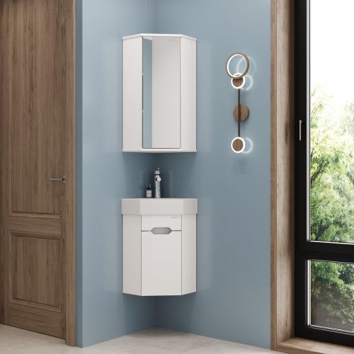 Зеркало-шкаф Onika Модерн 303402 50х70 подвесной цвет белый - фото 5