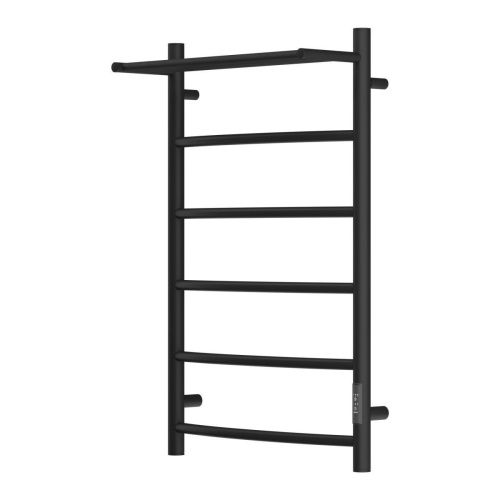 Полотенцесушитель электрический Point Афина PN04858PB 55х80 черный - фото 3