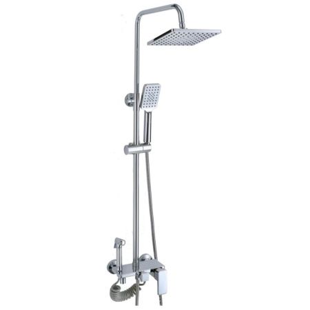 Душевая стойка Savol S-600708D настенная цвет хром