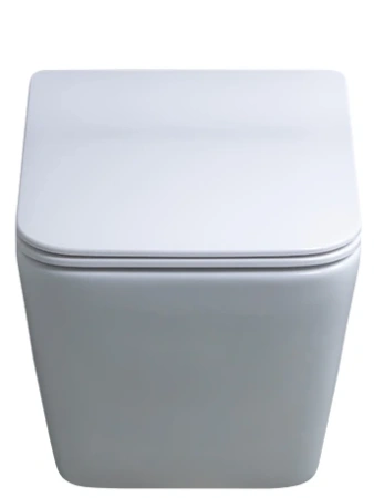 Унитаз подвесной Gid Cuadrado 61109Y белый с сиденьем микролифт безободковый