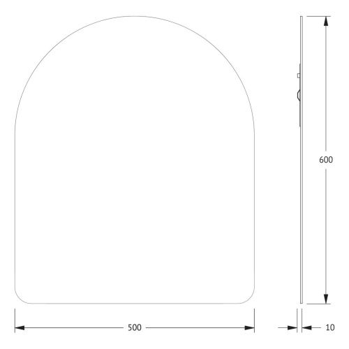 Зеркало Evoform Primary BY 0006 50х60 подвесное - фото 2