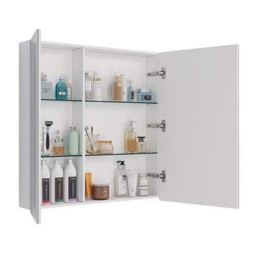 Зеркало-шкаф LeMark Universal LM80ZS-U 80х80 подвесной - фото 2