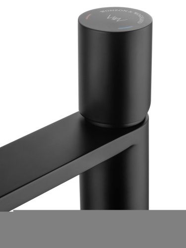 Смеситель Wonzon & Woghand WW-101-MB на раковину черный - фото 4