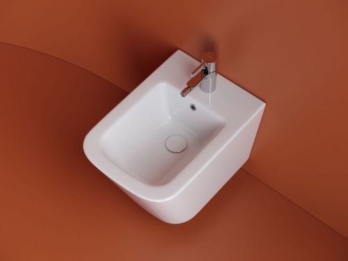 Биде подвесное Ceramica Nova UNION CN4010 цвет белый - фото 3