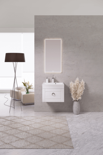 Зеркало с подсветкой Aqwella Y UM0205 50х100 подвесное - фото 2