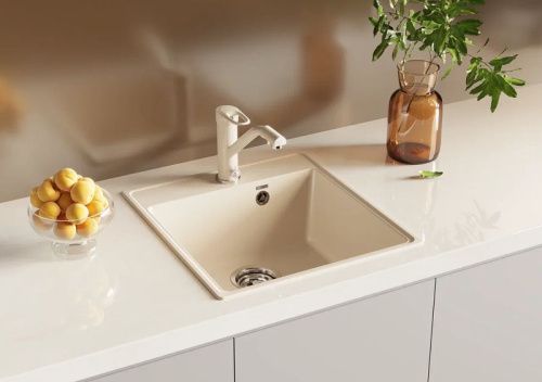 Смеситель для кухни Ulgran Quartz UQ-010-02 на мойку бежевый - фото 3