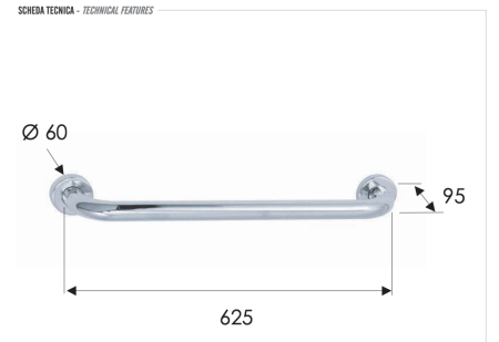 Полотенцедержатель Remer RB430CR